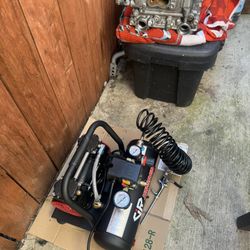 New Air Compressor Very Quiet And Comes With Hose/ Air Nozzle 
