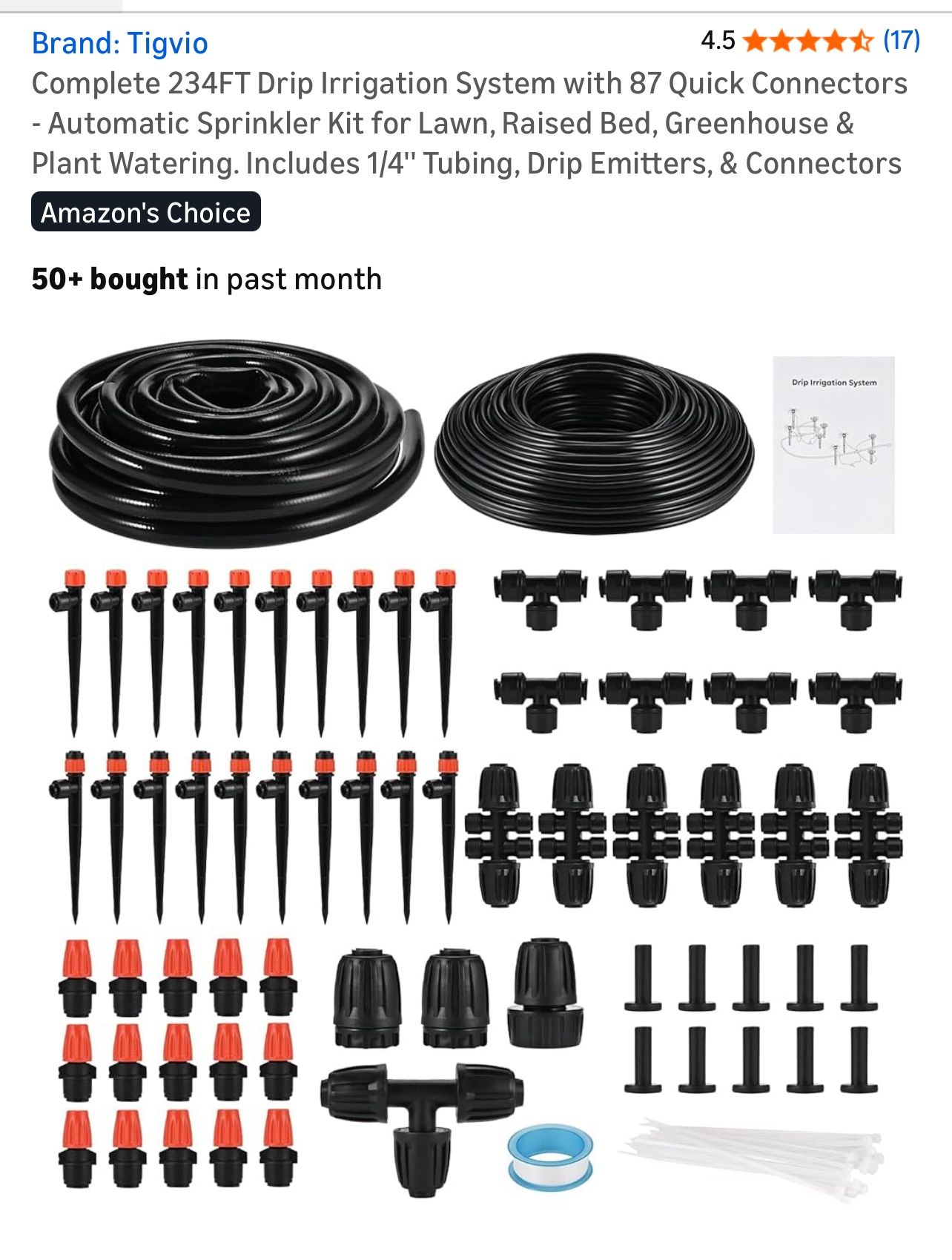 Automatic Sprinkler Kit For Lawn