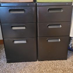 HON Black File Cabinets - Please Read Posting!