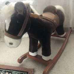 Rocking Plush Horse Ride on