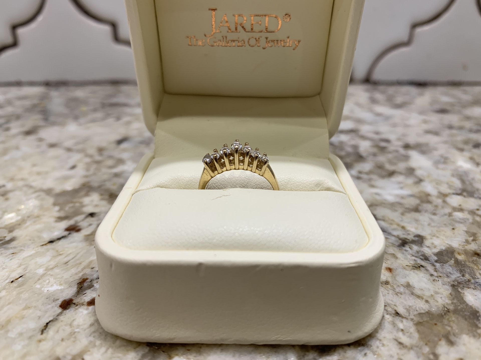 Diamond Ring 7 stones .50 carat total weight