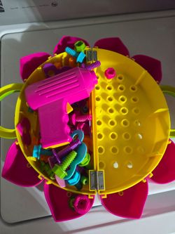 Educational Insights Design & Drill Flower Power Studio STEM Learning Toy EUC
