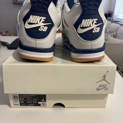 Nike Sb Jordan 4 Navy Blue