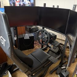 Nextgen Racin F-GT Racing Cockpit With 3 Screens