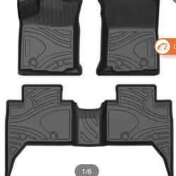 Odorless Waterproof TPE Car Floor Carpet Liner use for Toyota Tacoma 2018-2020