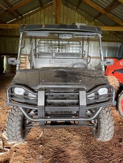 UTV (Mule) (Kawasaki), Van Alstyne, Tx $23,710.21, bought, 1/24/2023; 102.9 hrs; Deed for utv; (Model # KAT820CPFNN; Serial # JKBATSC13PB503831)