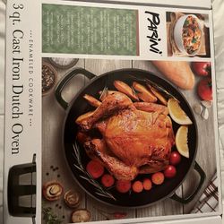 3 Qt Cast Iron Dutch Oven