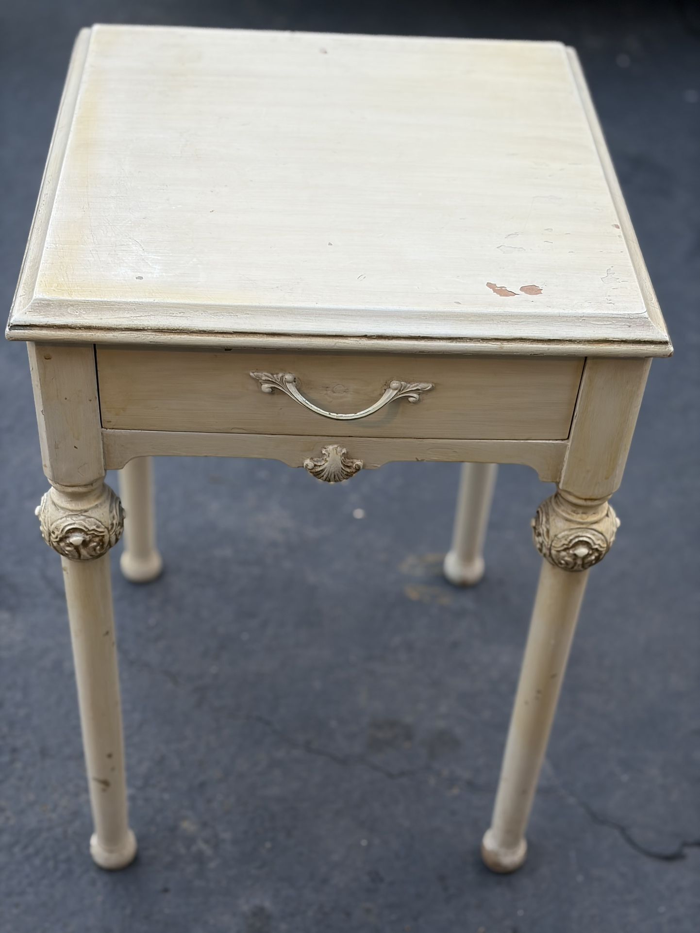 Wood Side Table Side table 16 inches wide by 16”d  by 24 “h