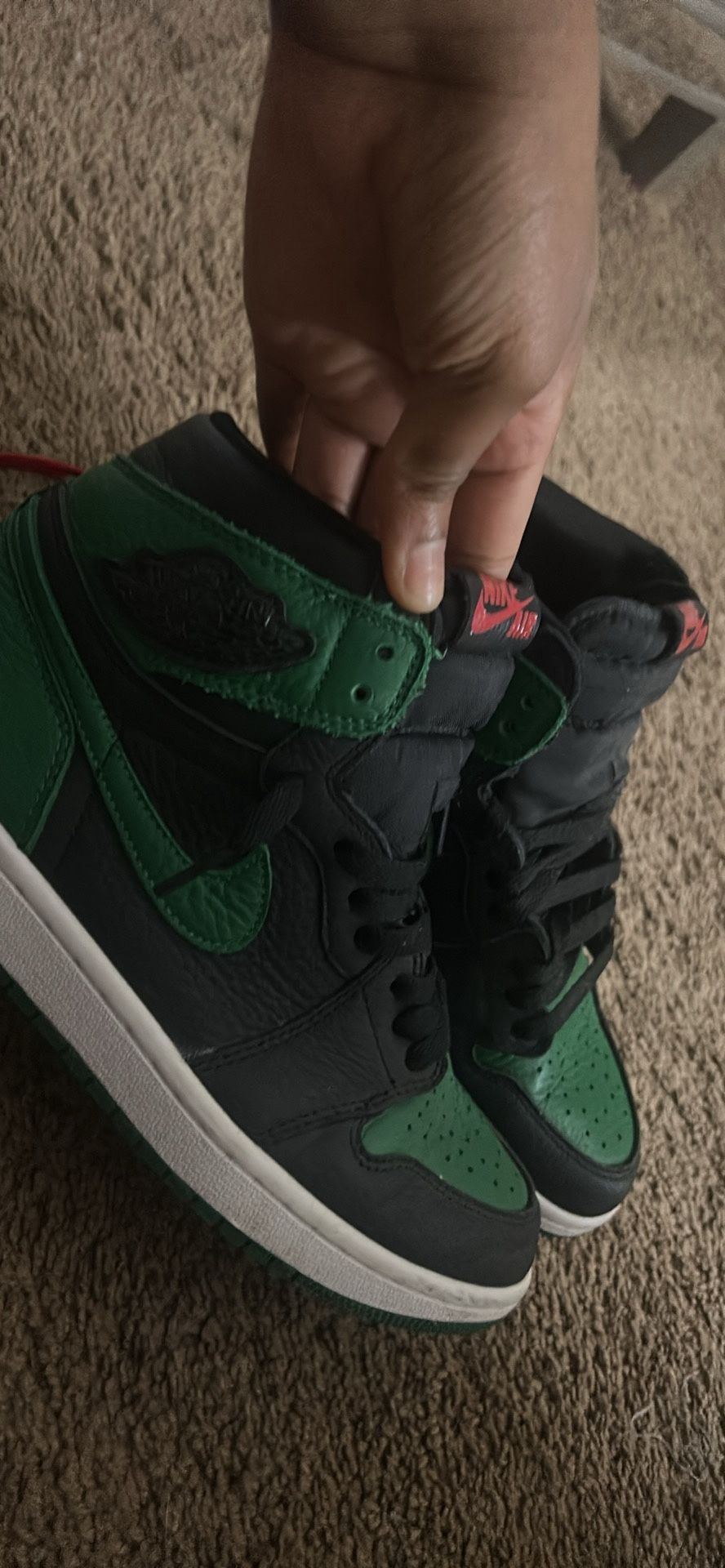 Pine green Jordan  1s
