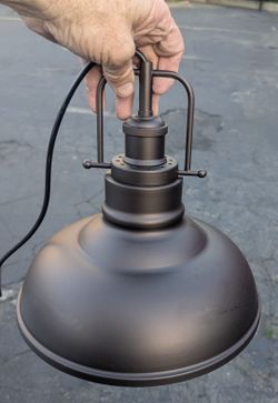 Bronze Industrial Hanging Pendant Light