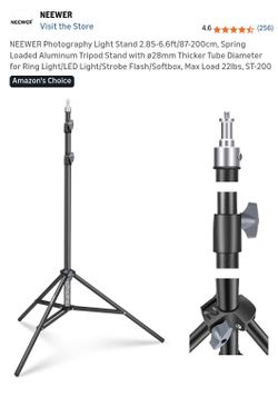 NEEWER Photography Light Stand 2.85-6.6ft/87-200cm
