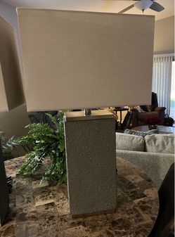 Gray Lamps 261/2” tall like new