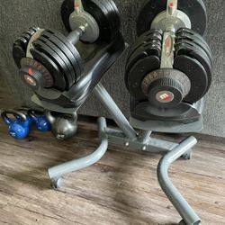 Body Max Select Tech Dumbbell Weights 5-72.5 Lbs With Storage Rack On Wheels 
