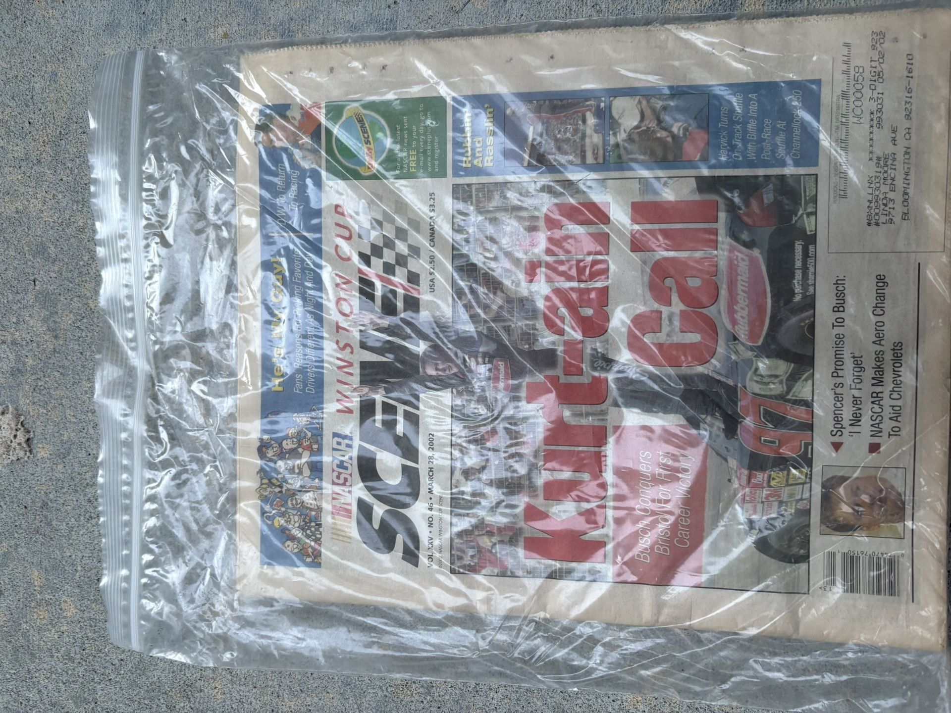 NASCAR Winston Cup Scene Newspaper – Vintage Target Racing