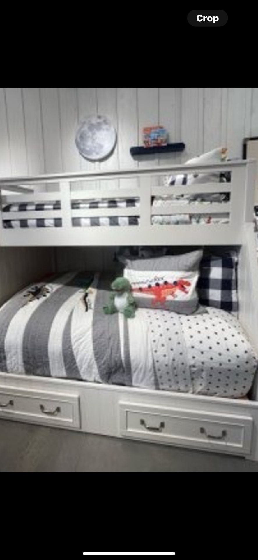 Pottery Barn Kids Belden Twin-Over-Full Stair Bunk Bed