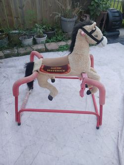 Maverick riding horse