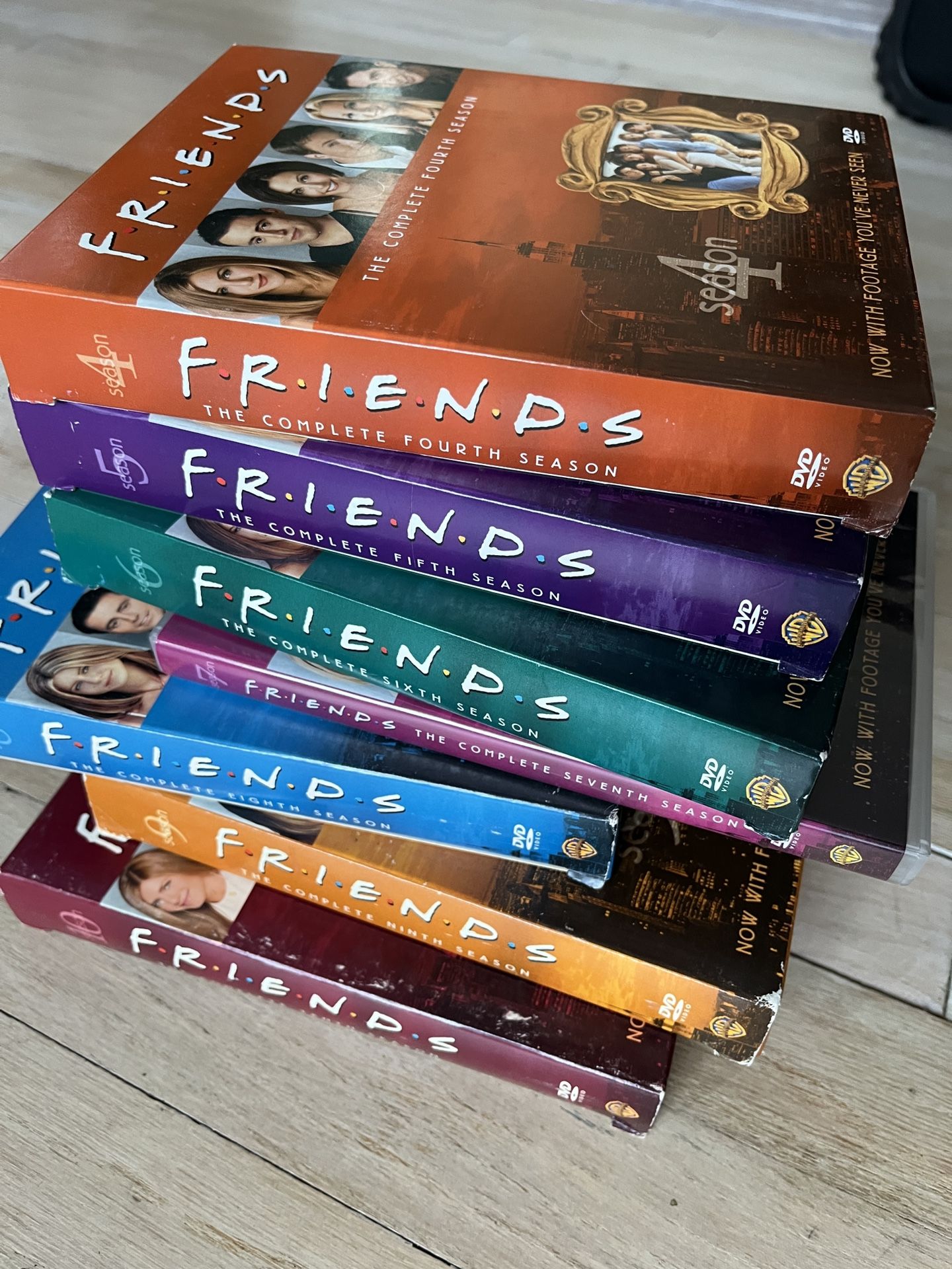 Friends Show DVDs (seasons 4-10)