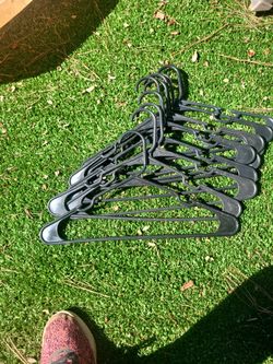 Free Black Plastic Hangers