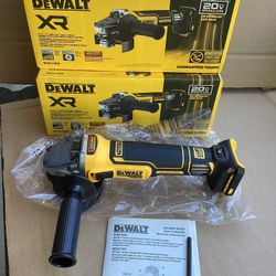 DEWALT 20V CORDLESS 5-IN VARIABLE SPEED ANGLE GRINDER WITH FLEX VOLT ADVANTAGE ( TOOL ONLY )
