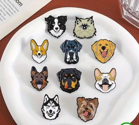 Dog Breed Enamel Pins ($5/each)