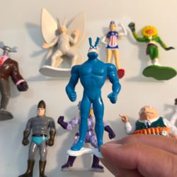 Vintage 90s Tick PVC figures lot of 9