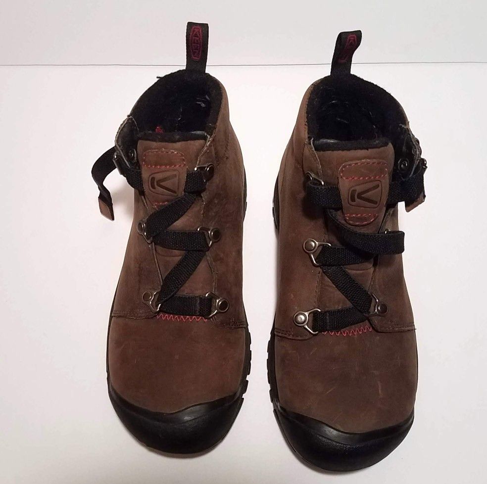 Women's Keen Outdry Brown Suede Leather Lined Hiking Boots Sz 7 for Sale in Woodbury, NY OfferUp