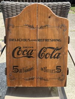 Coca-Cola Wooden Cabinet