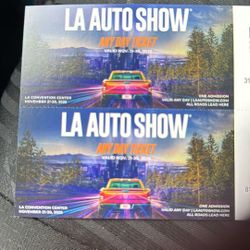 Auto Show Tickets