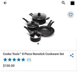 Cooks Tools 8pc Nonstick Cookware Set