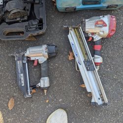 Max Super Nailer And Porter Cable Framing Gun