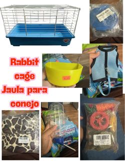 Rabbit Cage/ Jaula para Conejo