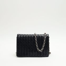 Bottega Veneta Intrecciato Wallet On Chain Bag