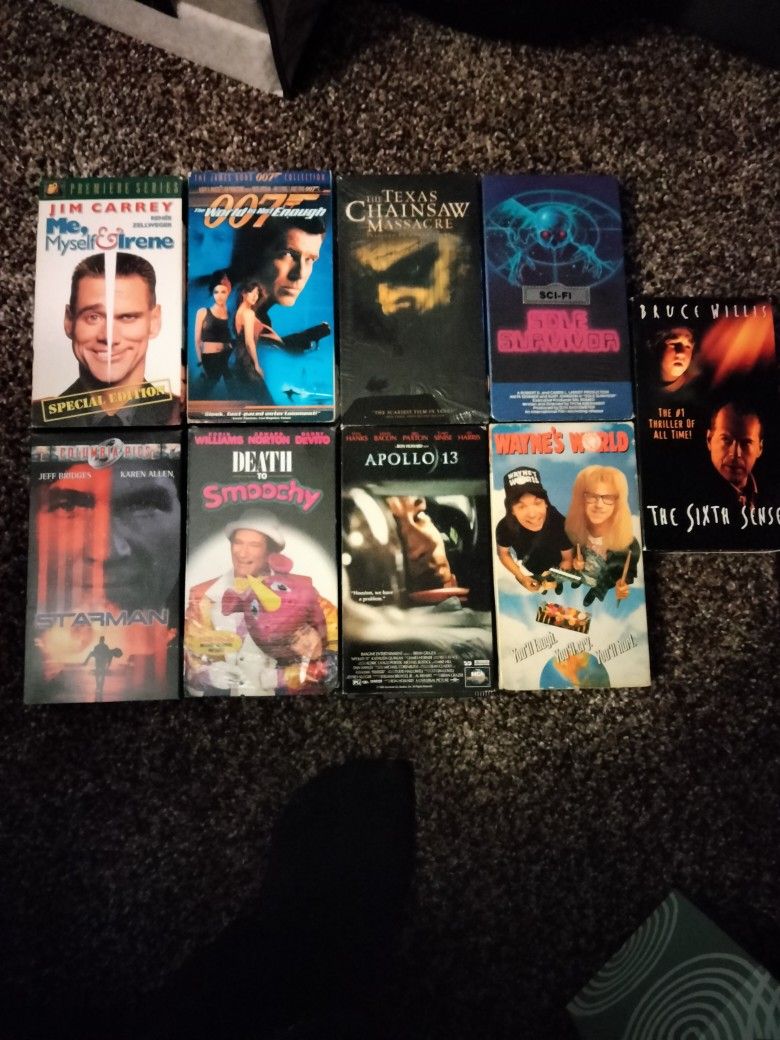 Vintage VHS Lot Movies
