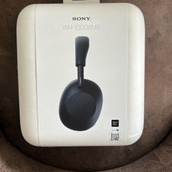 SONY WH-1000XM6 BLACK HEADPHONES