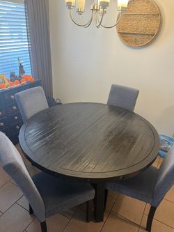 Table and chairs