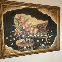 Oil Painting, 43 X 56. In Great Condition.