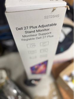 New Dell 27 inch Monitor - adjustable Stand