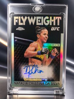 🥊 🔥 HIGH-END NATALIA SILVA 2026 TOPPS CHROME UFC REFRACTOR AUTO 🔥