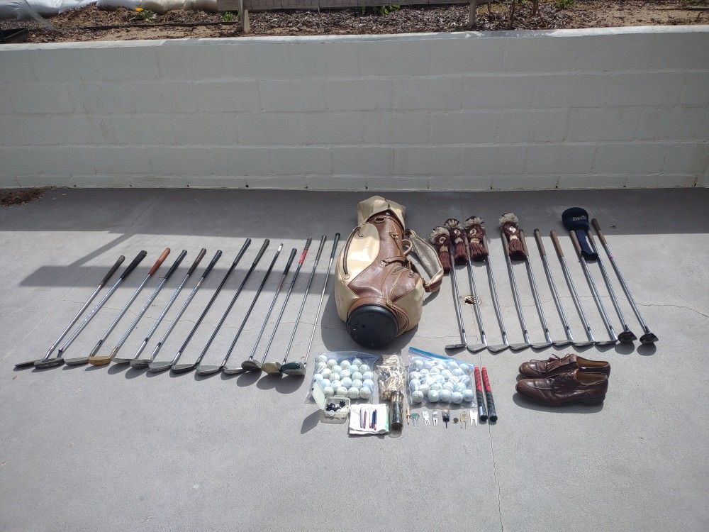 Golf Clubs Bag And Gear