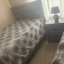 Kids Bedroom Set Full Bed And Twin Bed Dresser Mirror And Nightstand 