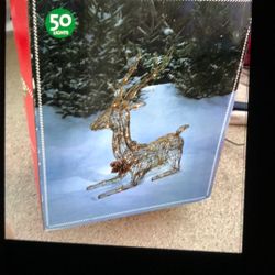 Reindeer Holiday decor As Is Used Condition
