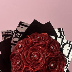 Glitter Rose Bouquet 