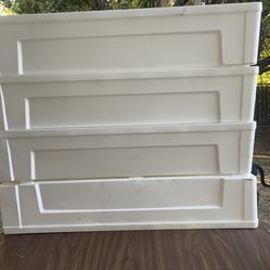 4 Stackable Underbed Storage 