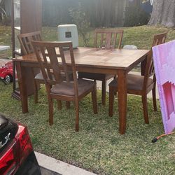 Dining table for chairs