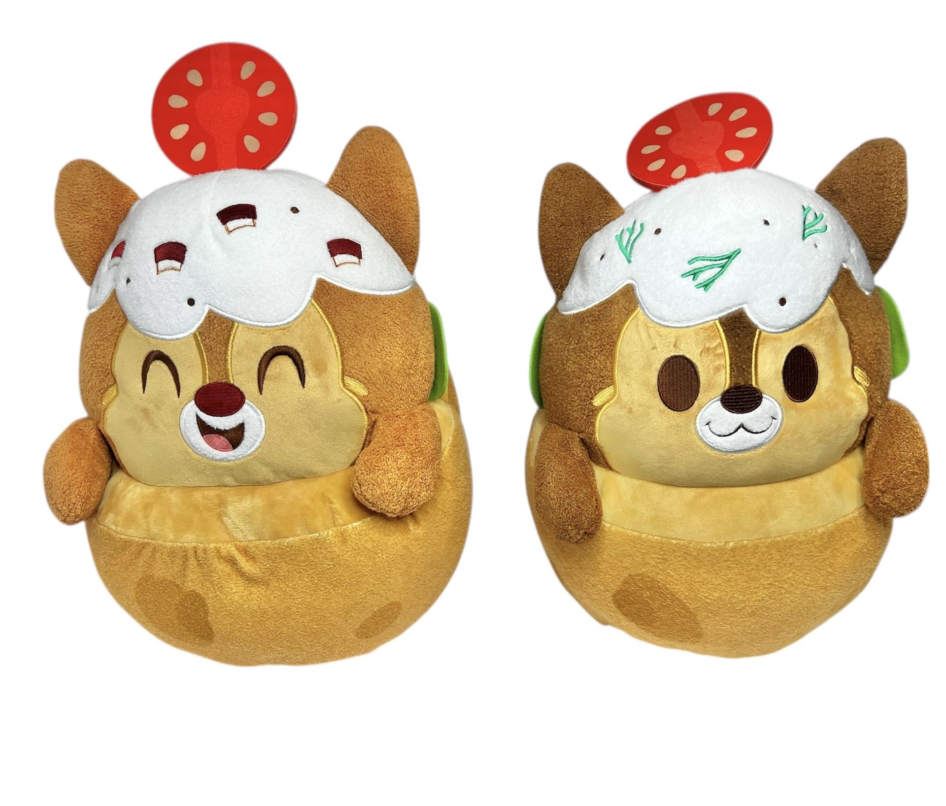 Disney Munchlings Chip n Dale Falafel Pita Pocket Street Food Plush