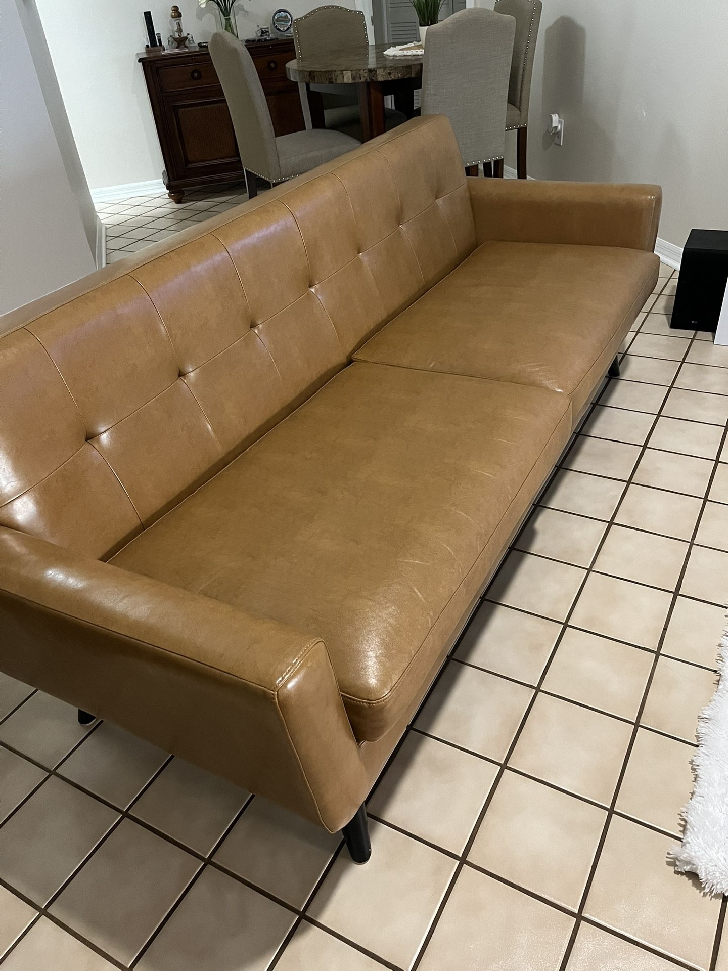 Retro Leather Sofa