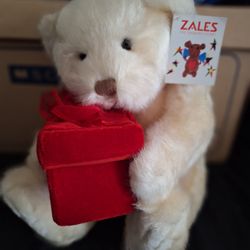 Gund Bear with Red Gift Box 