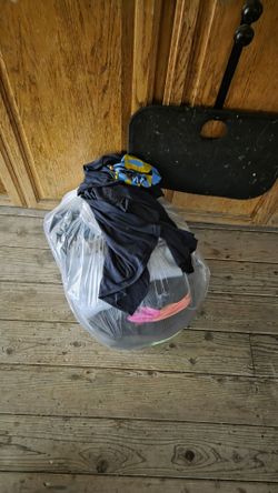 Bag of men's clothes