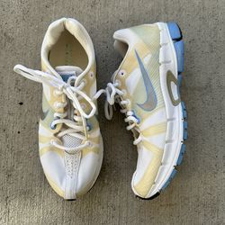 Nike Zoom Victory + Running Shoes Trainers Mens White Gold Size 8