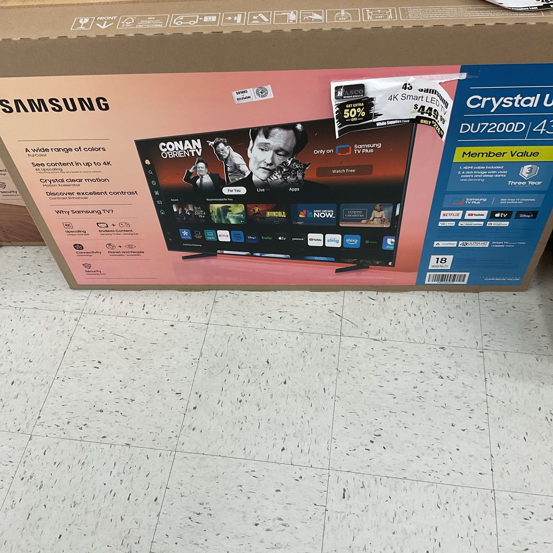 43” Samsung Tv